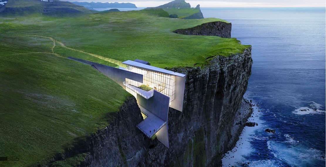 Retreat in a remote Icelandic clifftop by Alex Hogrefe (1)