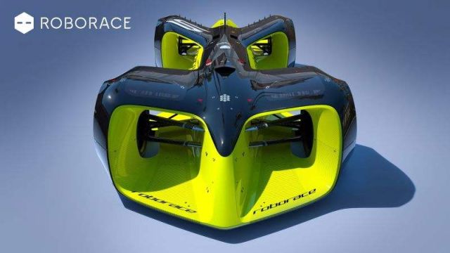 Roborace electric racing car