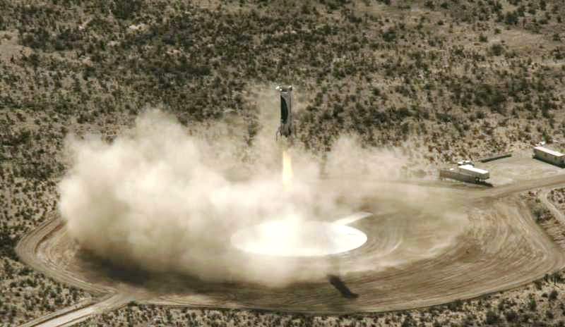 Third successful flight for Blue Origin reusable rocket
