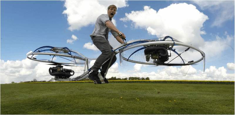 A crazy homemade hoverbike | WordlessTech