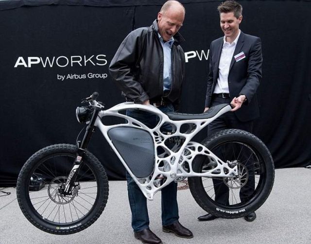 Airbus Light Rider 3D-printed electric motorcycle 