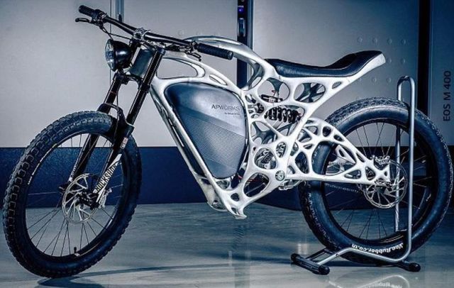 Airbus Light Rider 3D-printed electric motorcycle 