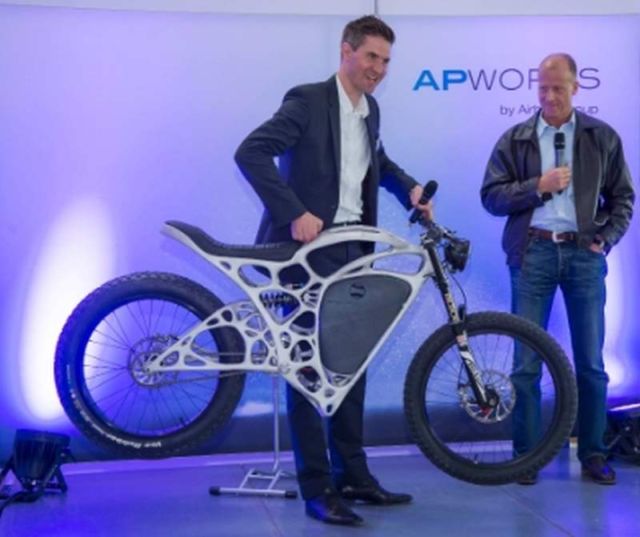 Airbus Light Rider 3D-printed electric motorcycle 