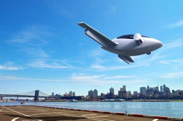 Lilium personal electric aircraft 