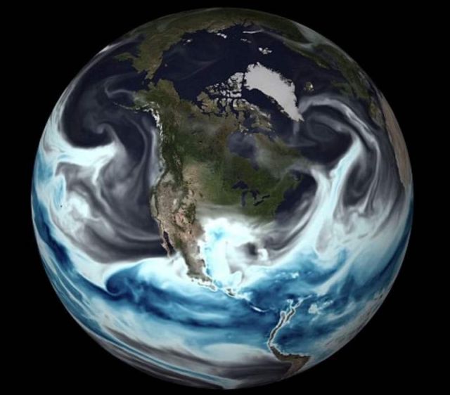 NOAA's new 4D model of the world's weather