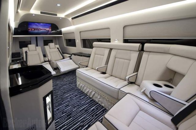 Becker JetVan $400,000 Mercedes 'private jet of vans' (7)