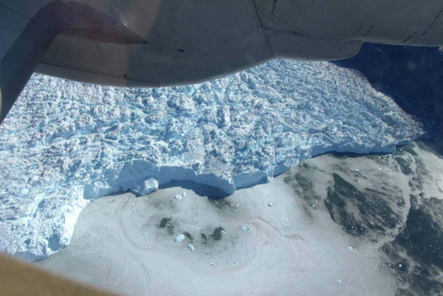The Front of a Greenland Glacier