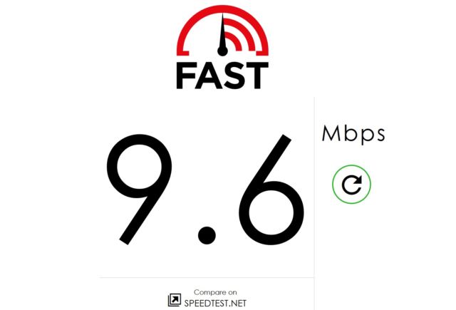 The simplest Internet download speed Test 1