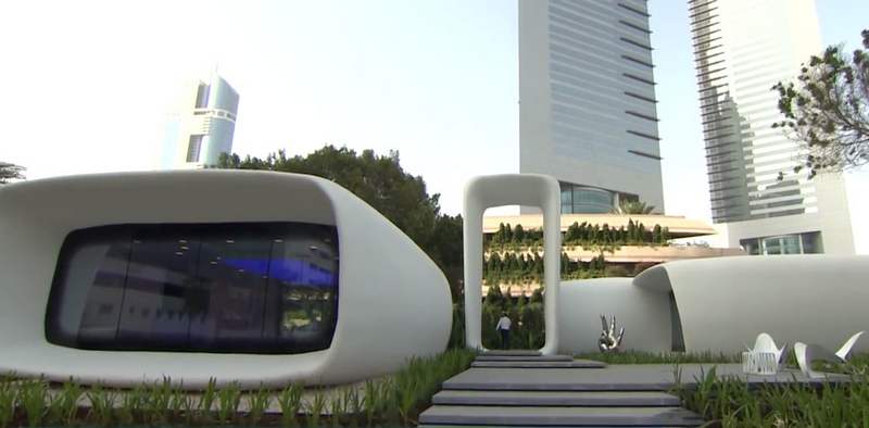 World's first 3D-Printed Building in Dubai