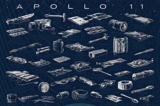 Detailed Apollo 11 Poster