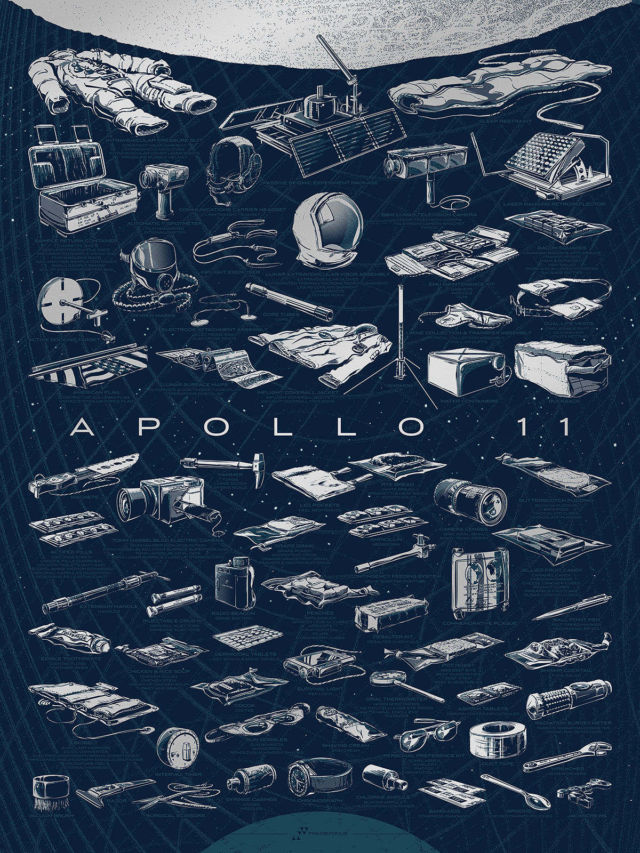 Detailed Apollo 11 Poster