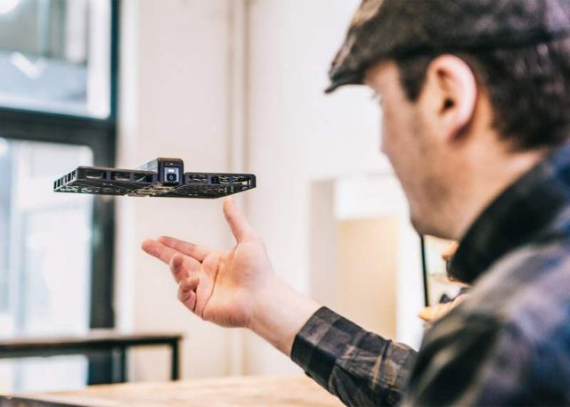 Hover self-flying drone camera