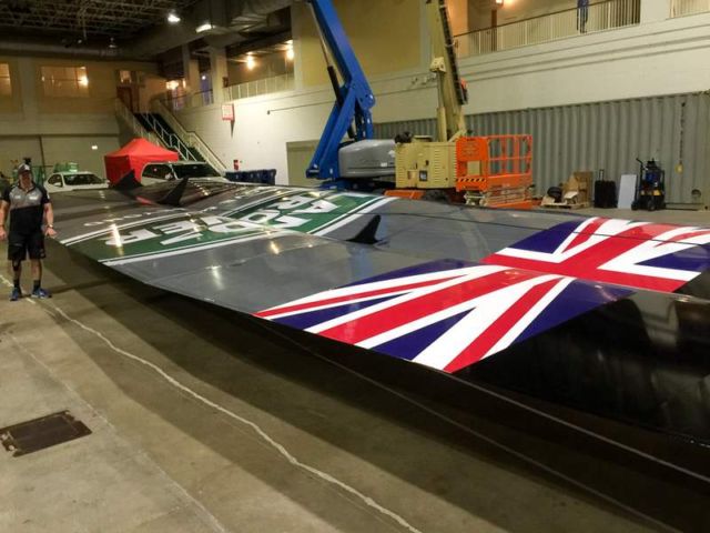 Land Rover BAR racing hydrofoil (1)