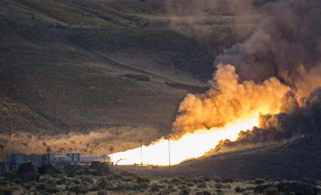 NASA ignites huge Mars Rocket