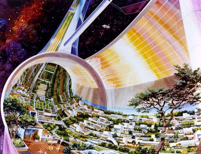 NASA's giant retro Future Space Homes 