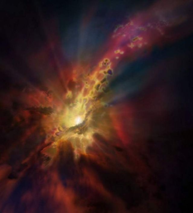 Cosmic Weather on a Supermassive Black Hole