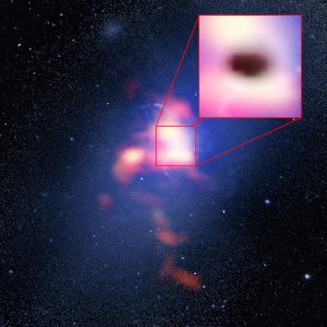 Cosmic Weather on a Supermassive Black Hole