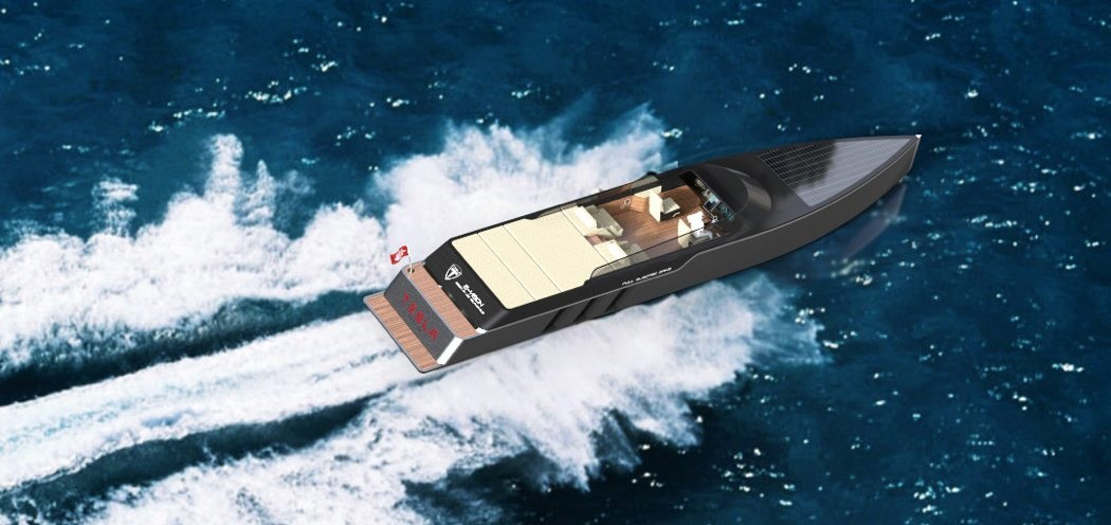 Tesla E-Vision Granturismo Speedboat (1)