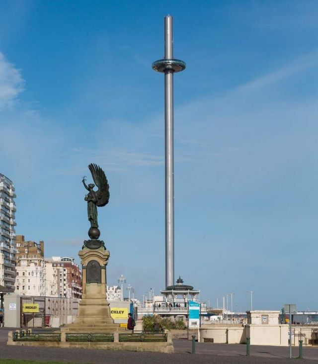 The 138 meters British Airways i360 Pod