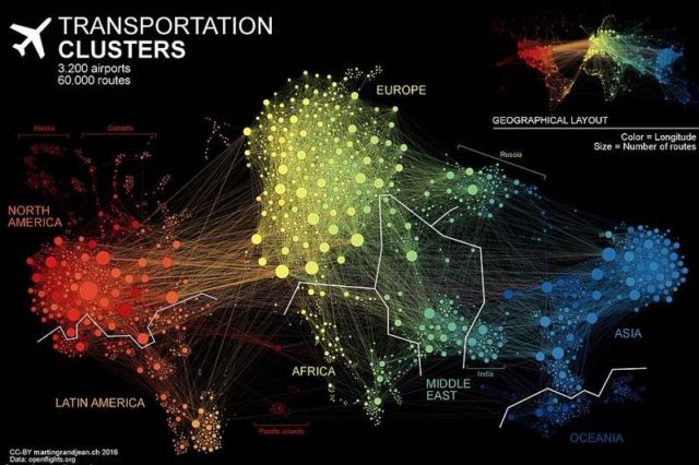 The most popular air travel hubs around the globe