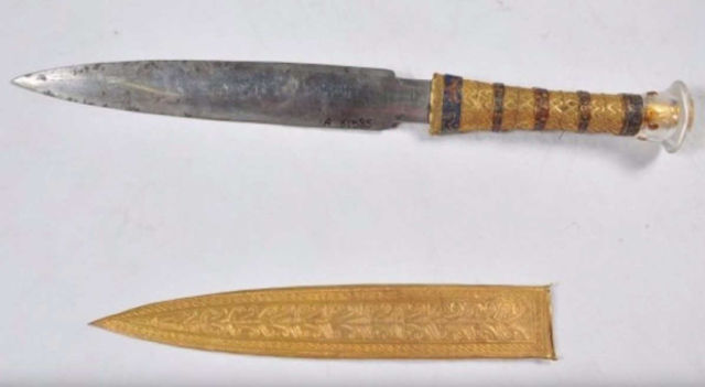 Tutankhamun’s Blade was made from Meteorite