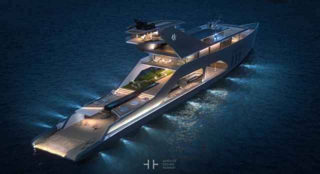 108M mega yacht concept 