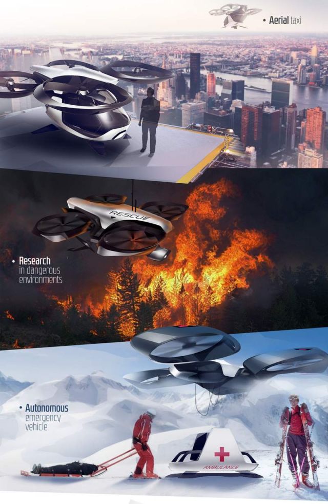 Autonomous Passenger Drone by Robert Kovacs (3)