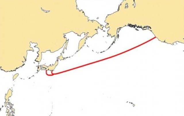 Fastest undersea cable ever built -map