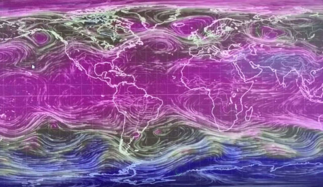 Jet Stream Crosses Equator in a new behaviour