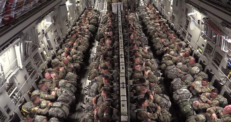 Paratroopers Static Line Jump