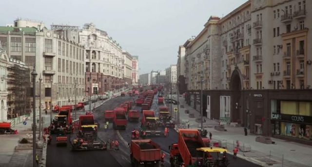 Reconstruction of the Tverskaya street 