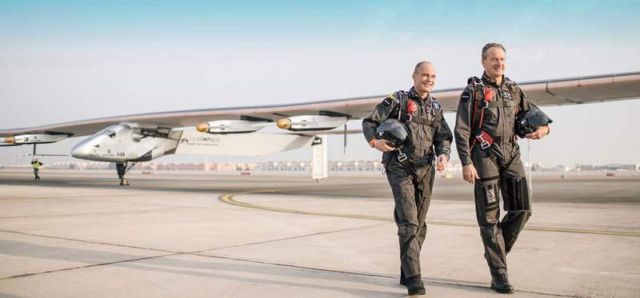 Andre Borschberg and Bertrand Piccard 
