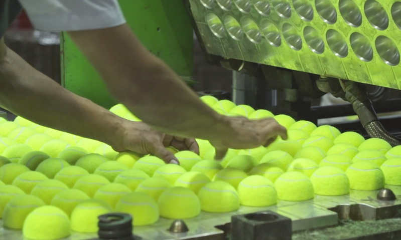 The making of a Tennis Ball 1