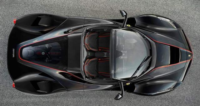 The open-top LaFerrari 