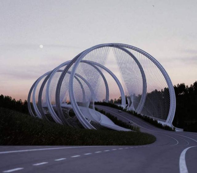 San Shan Bridge for the 2022 Beijing Winter Olympics