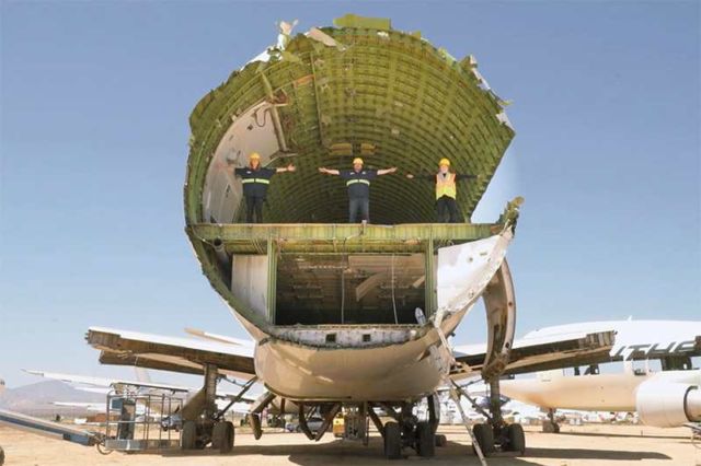 Converted Jumbo Jet lands at Burning Man (3)