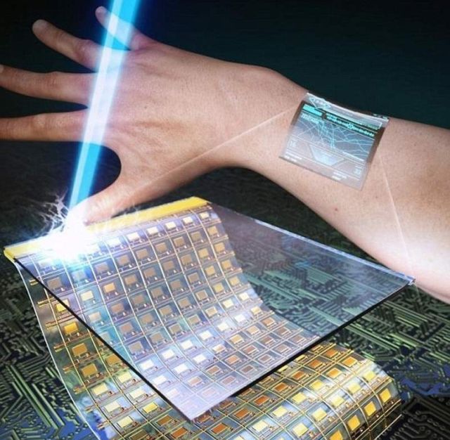 Flexible Screen you can wear on your wrist 