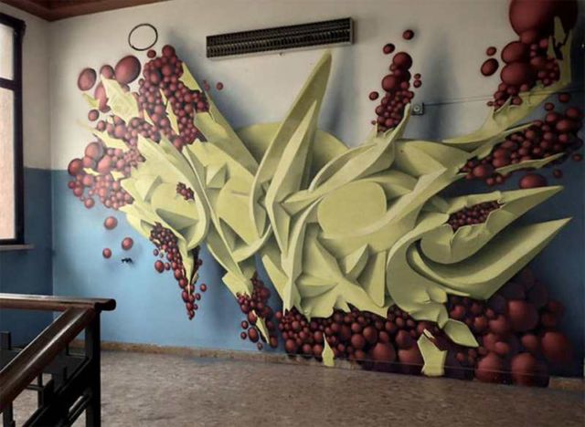 3D Graffiti by Italian Street Artist Peeta (5)