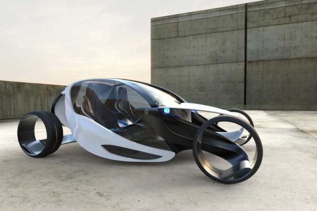 E- legance futuristic electric car (3)