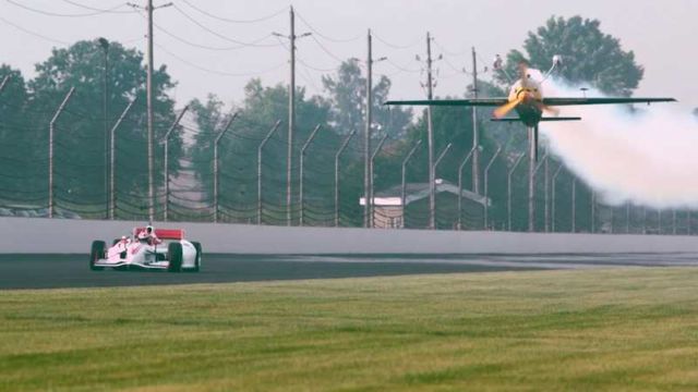 IndyCar vs. Edge 540 Plane