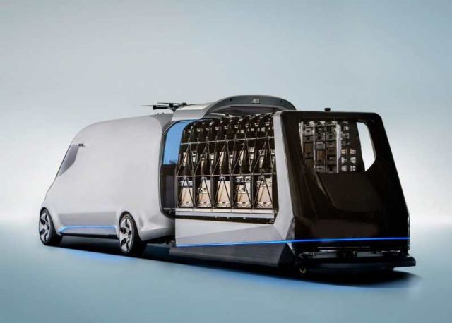 Mercedes unveils Drone-equipped Delivery Van (10)