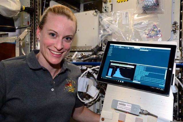 Sequencing DNA in Space 