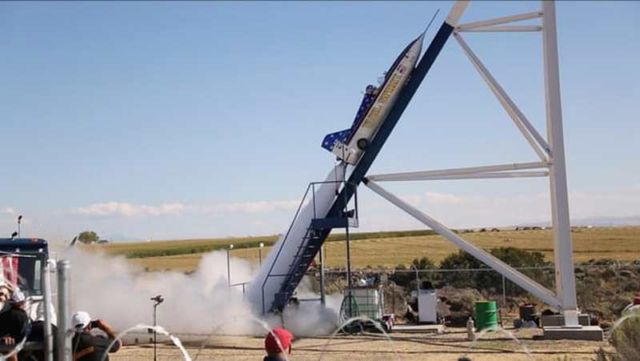 Stuntman successfully jumps the Snake River Canyon