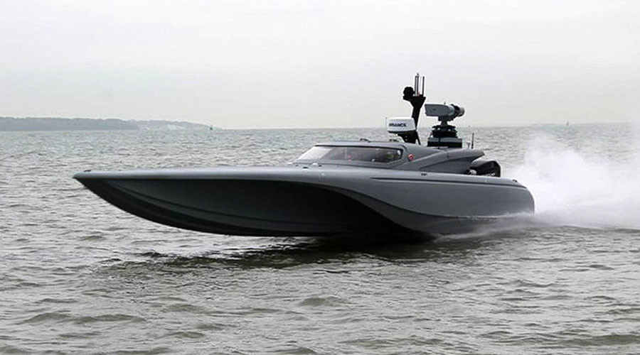 The new Bladerunner unmanned drone boat tested 1