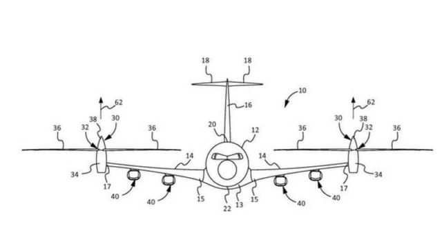 Boeing's patent for VTOL passenger plane