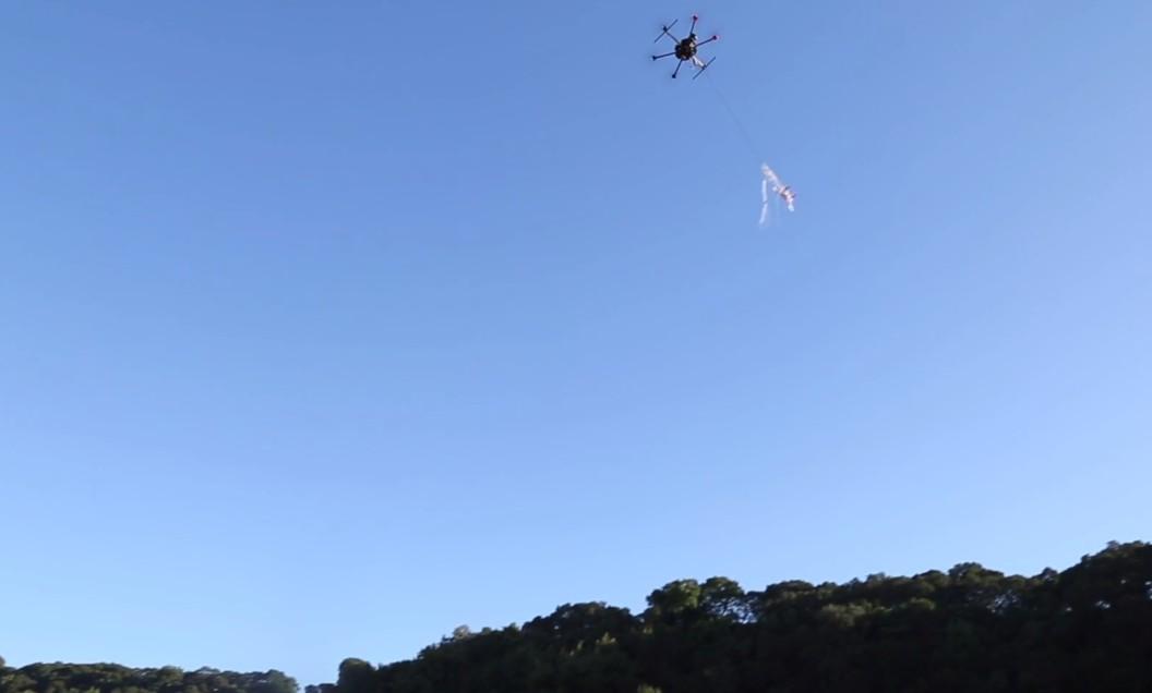 Drone autonomously removes rogue drones from the sky 1
