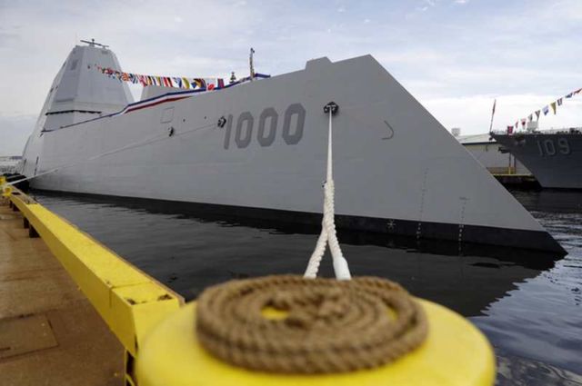 USS Zumwalt destroyer