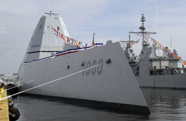 USS Zumwalt destroyer