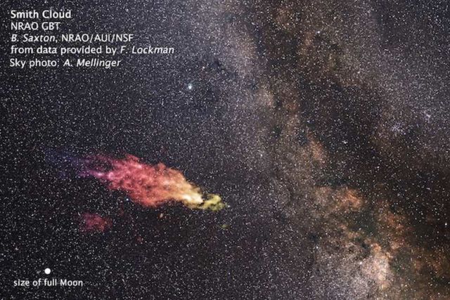 Mysterious Cloud on collision course with Milky Way 