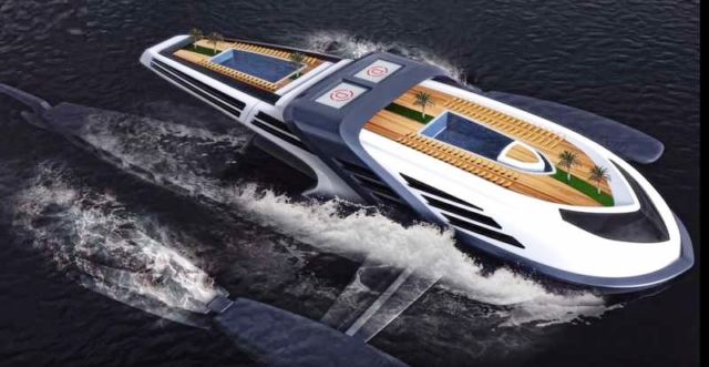 Seataci futuristic eco-yacht 